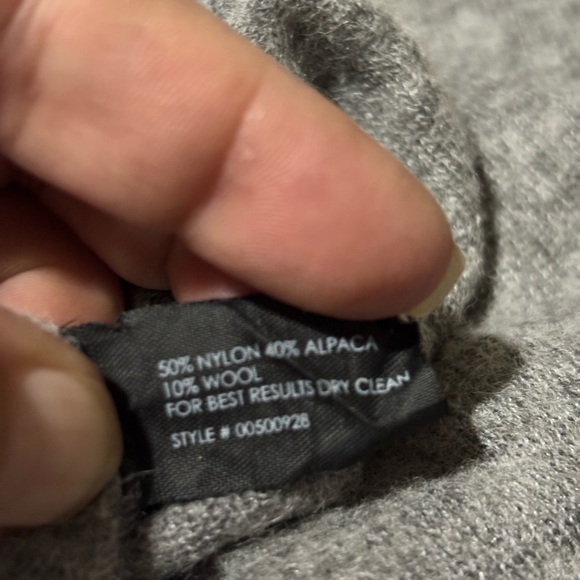 Club Monaco Charcoal Asymmetrical Hem Tunic medium #wool #business casual - Picture 9 of 10